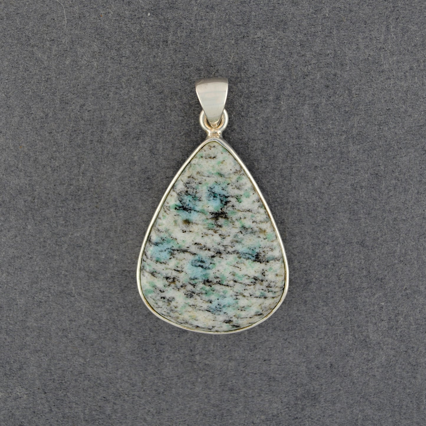 Sterling Silver K2 Teardrop Pendant