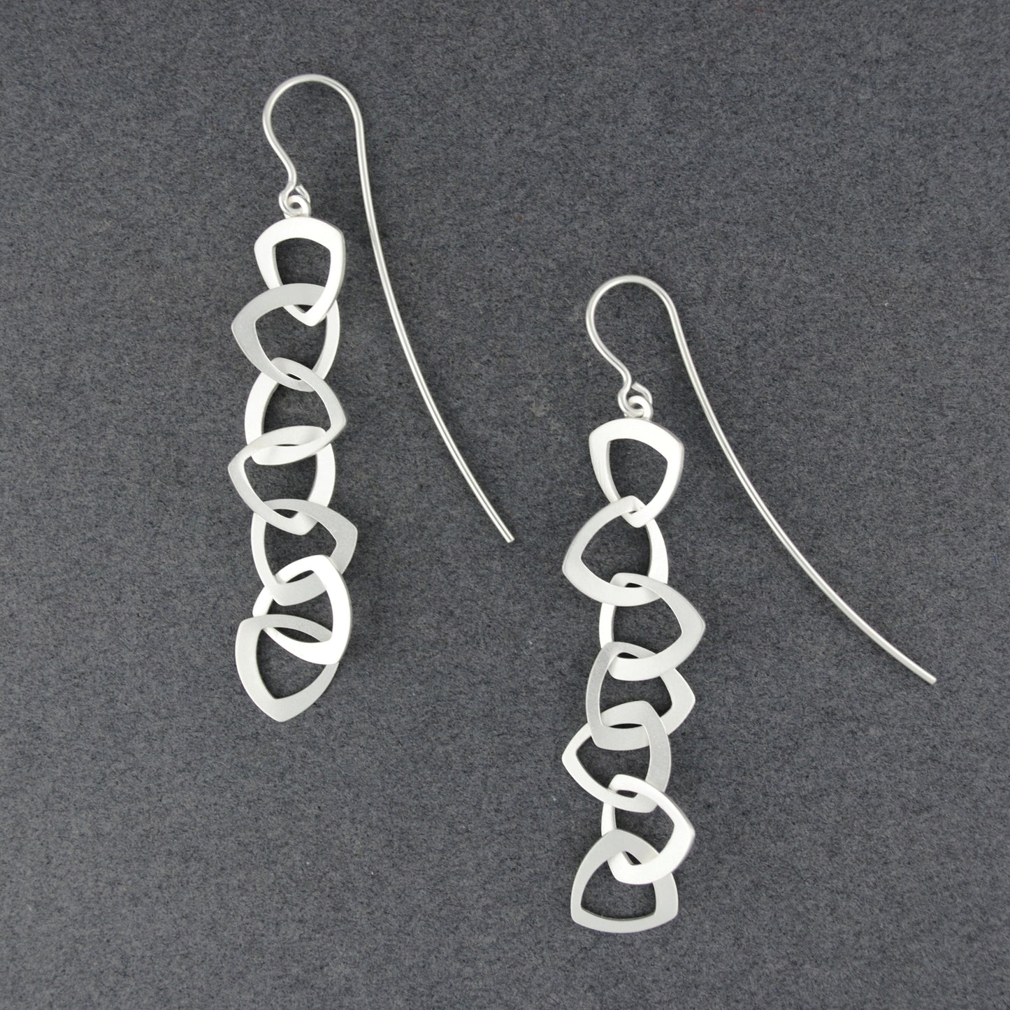Cascading Triangle Earrings