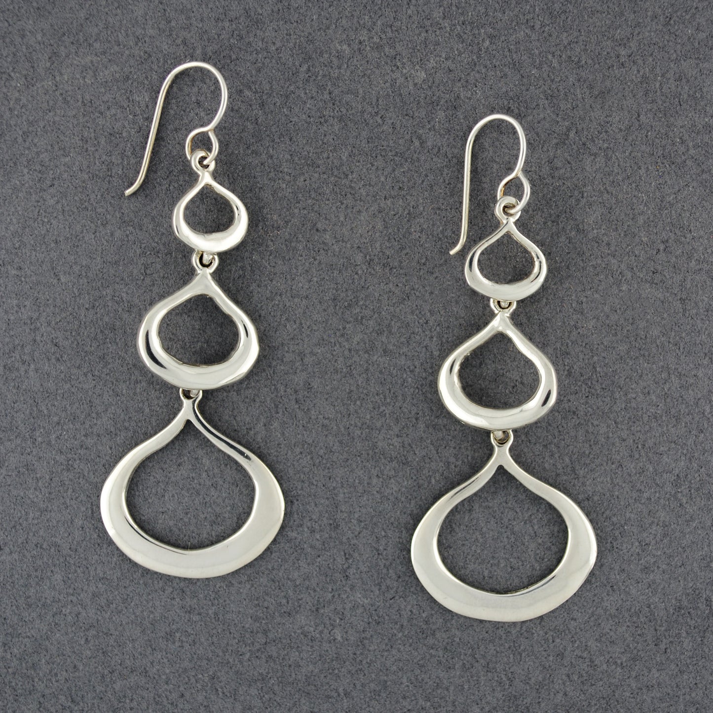 Sterling Silver Open Drops Earrings