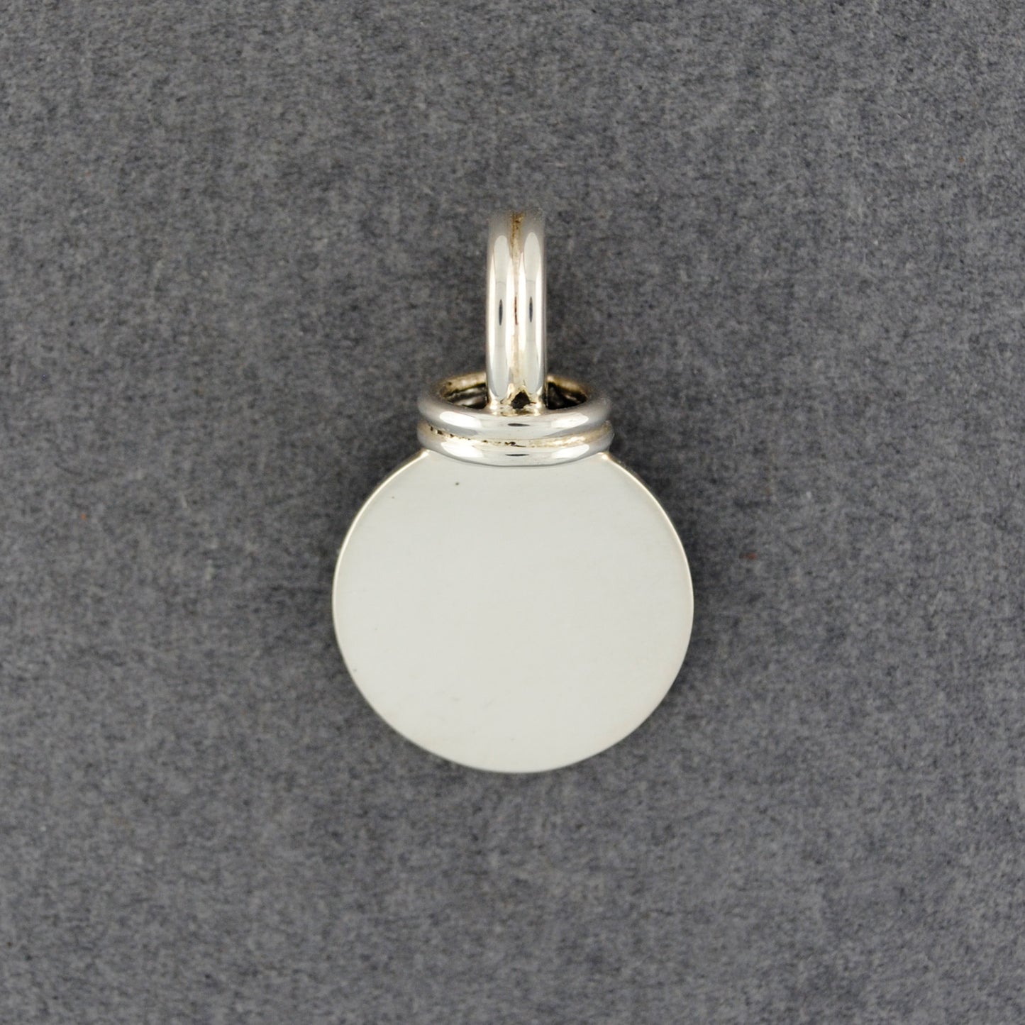 Sterling Silver Looped Disc Pendant