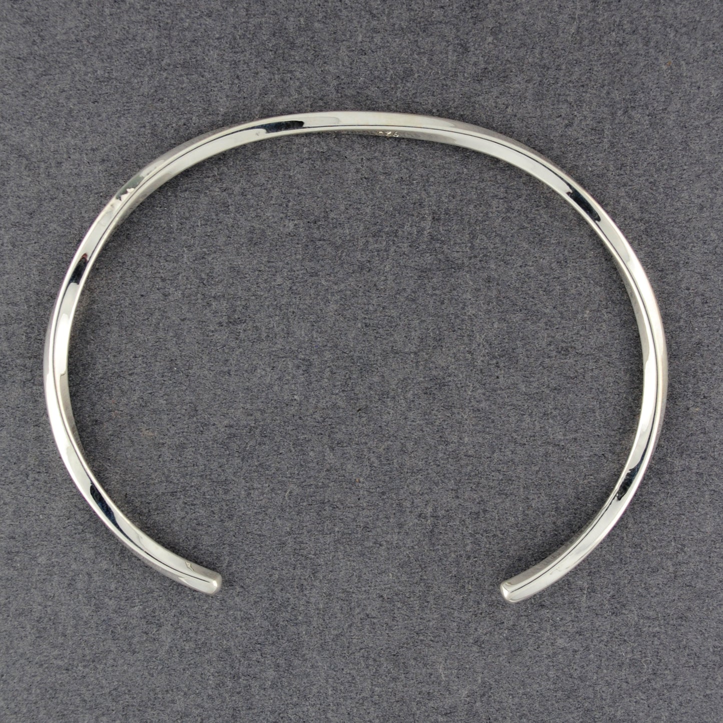 Sterling Silver Lightly Twisted Cuff Bracelet