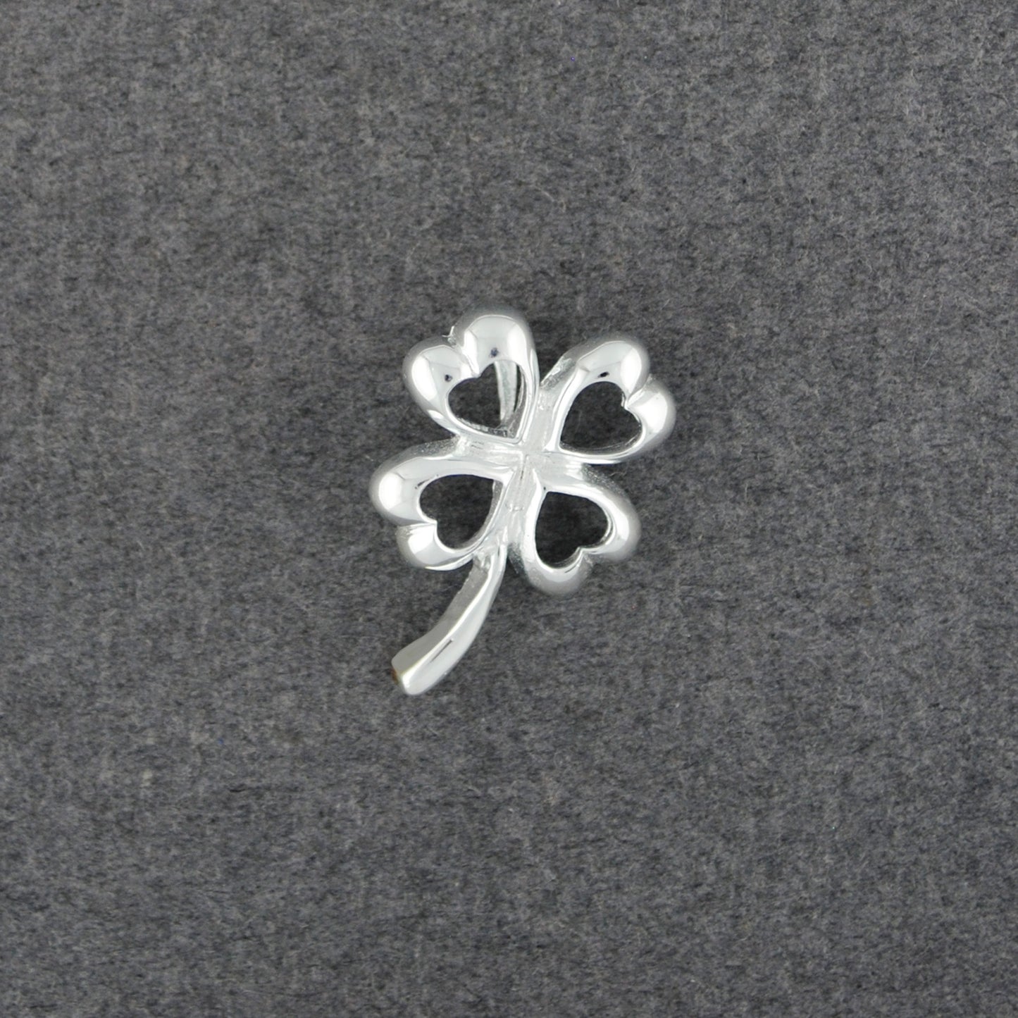 Sterling Silver Clover Heart Pendant