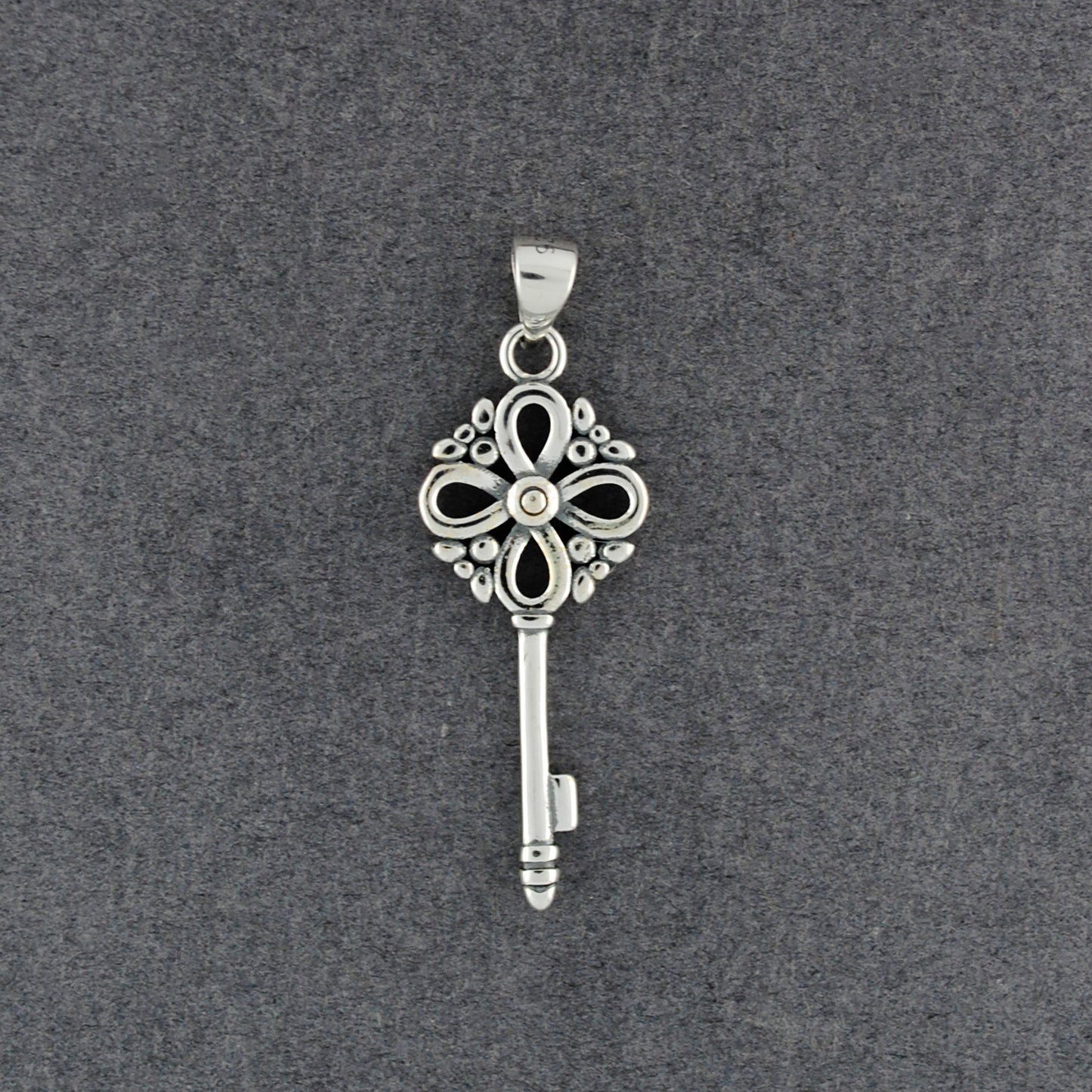 Sterling Silver Small Key Pendant