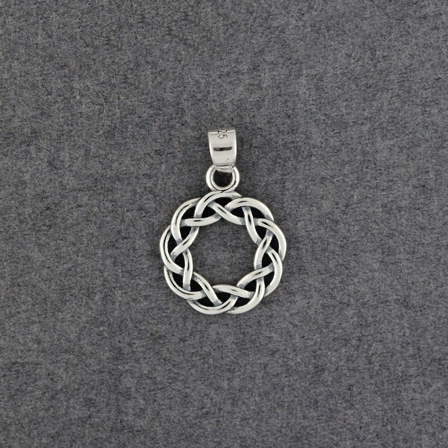 Sterling Silver Celtic Wreath Pendant