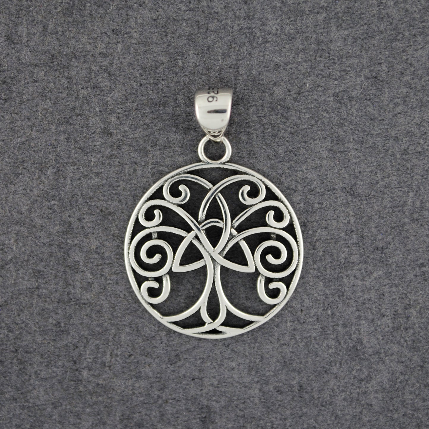 Sterling Silver Trinity Tree of Life Pendant