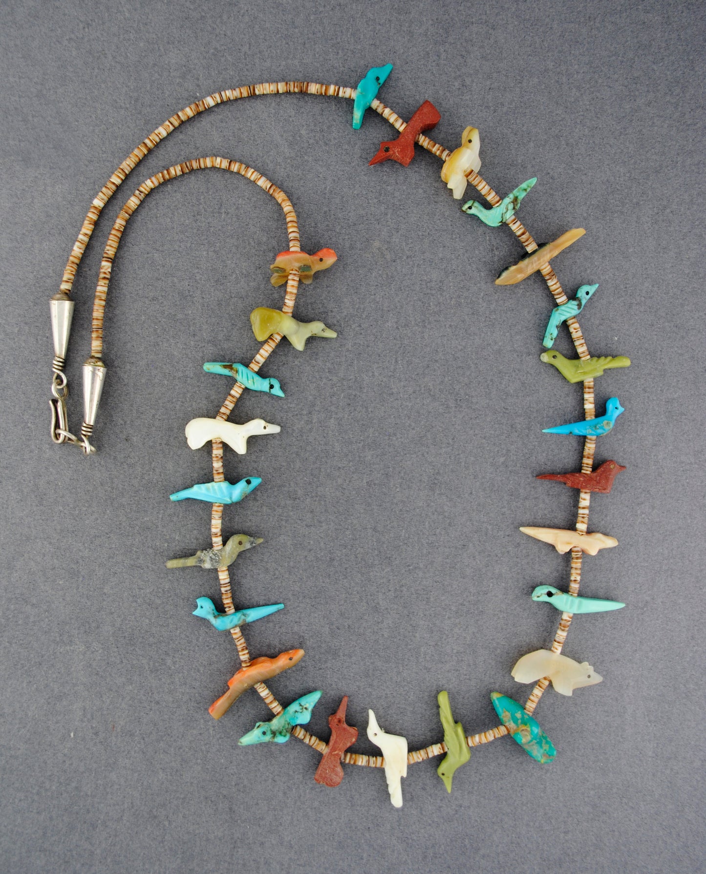 Zuni Fetish Multi Stone Necklace