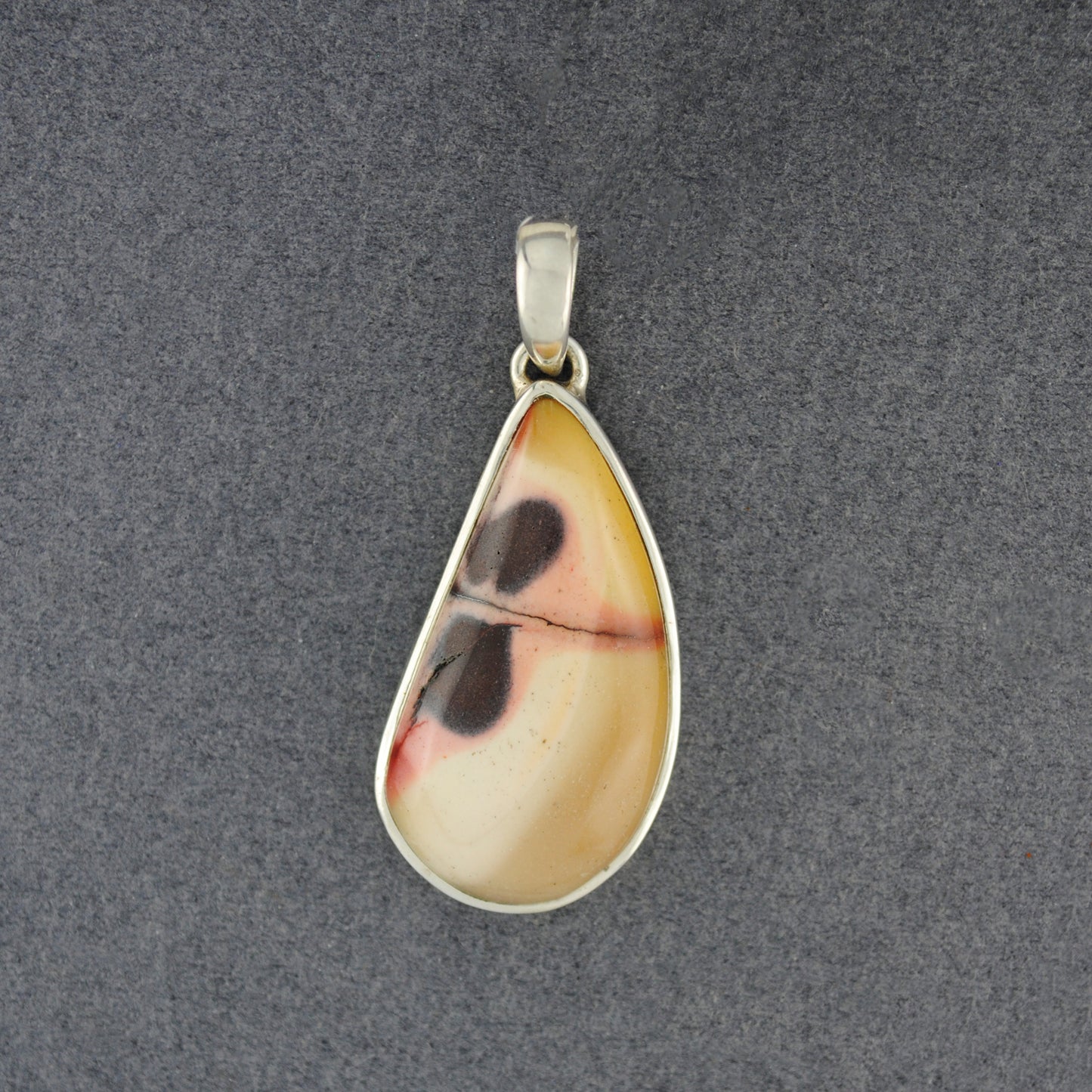 Sterling Silver Mookaite Drop Pendant