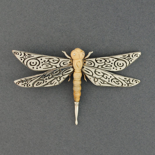 Tribal Dragonfly Pendant