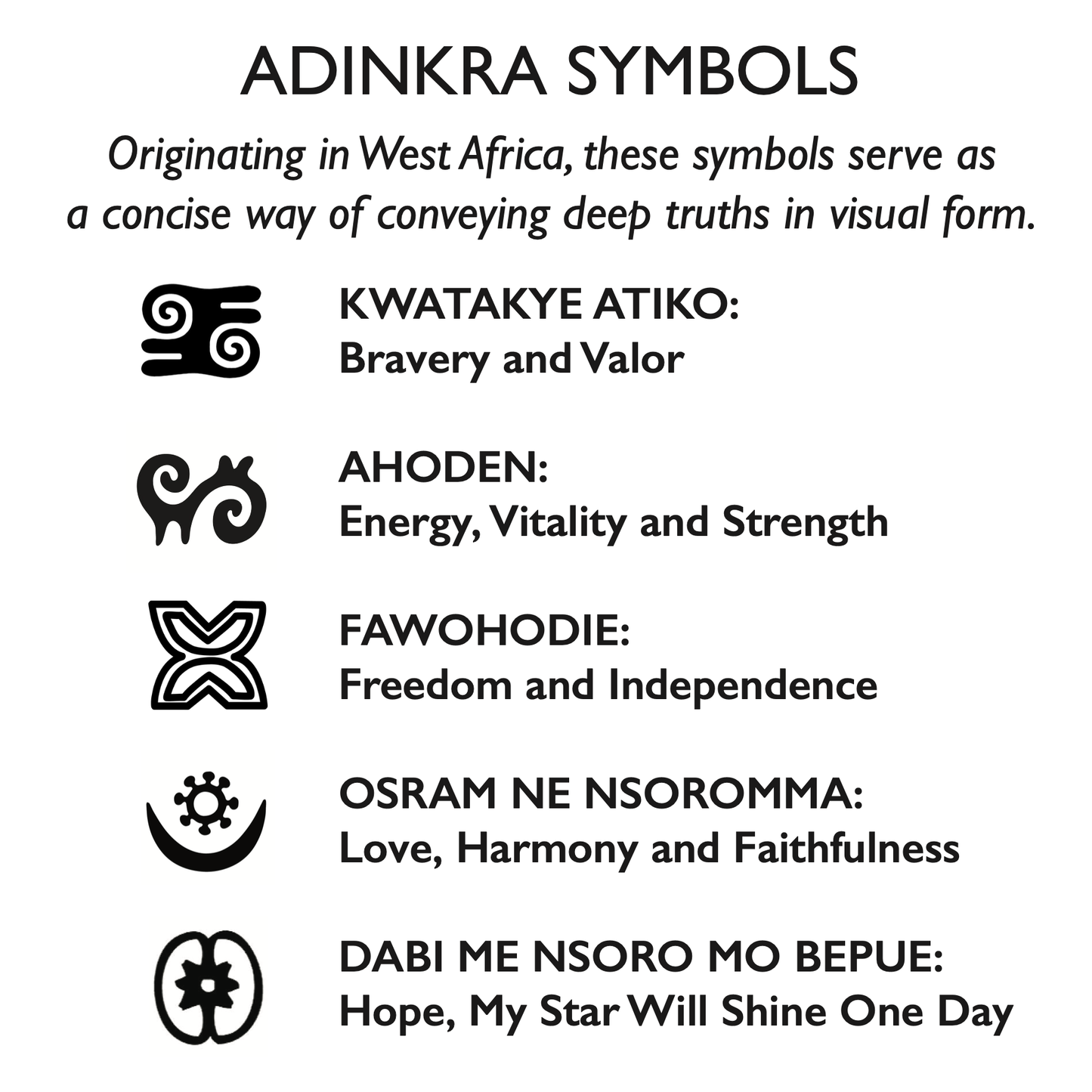 Freedom - Adinkra Pendant