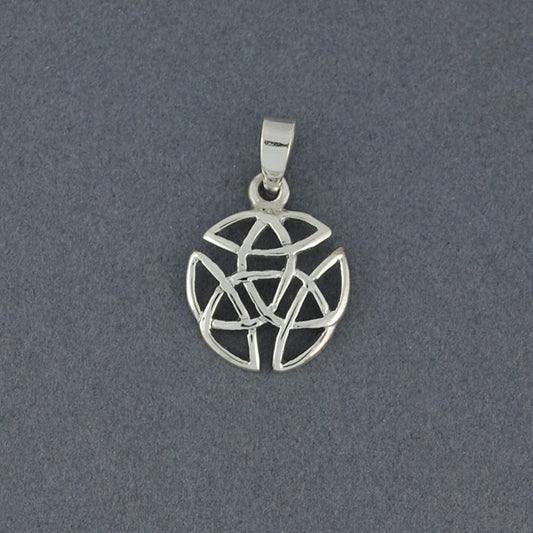 Sterling Silver Abstract Celtic Weave Pendant
