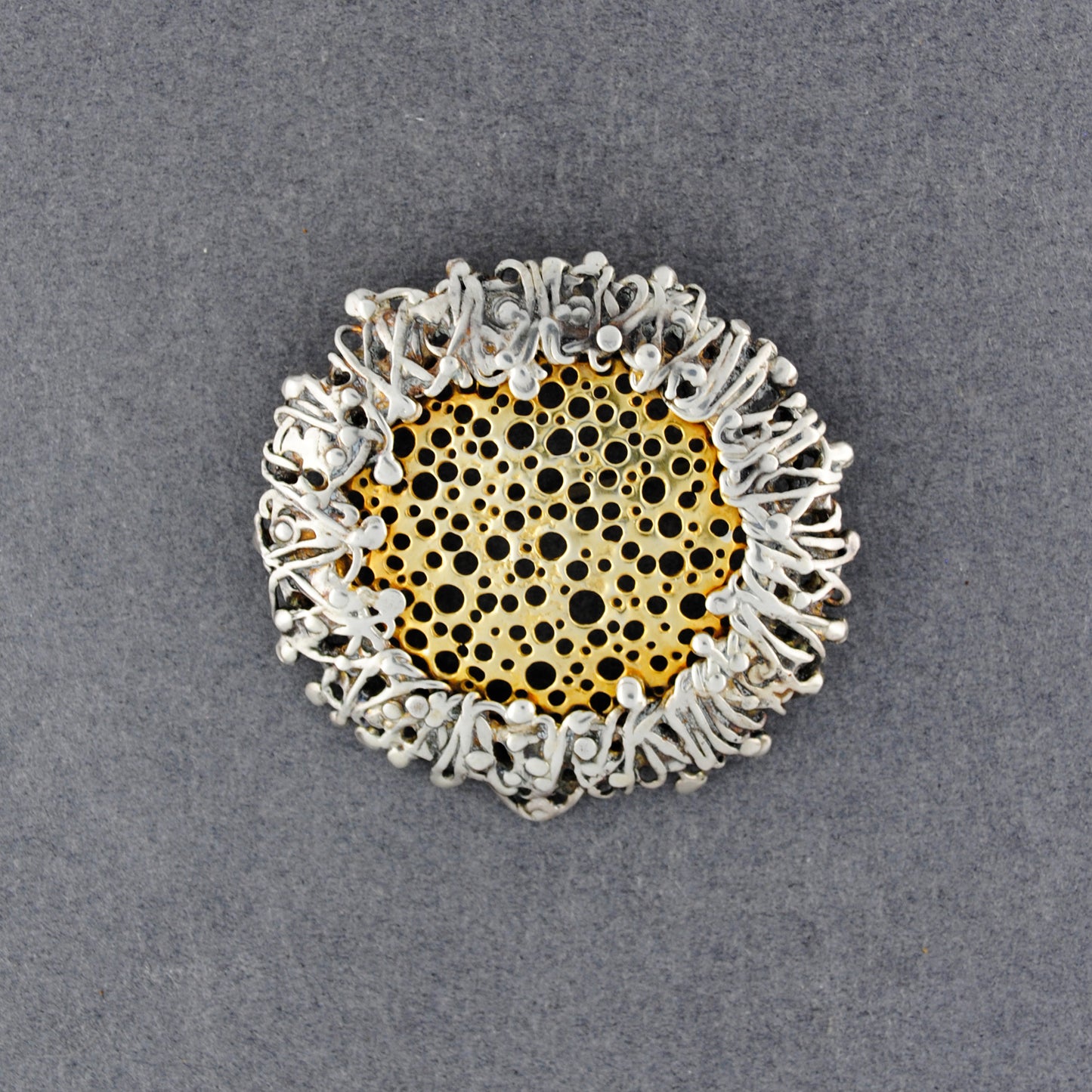 Idit Abstract Pin with Chain
