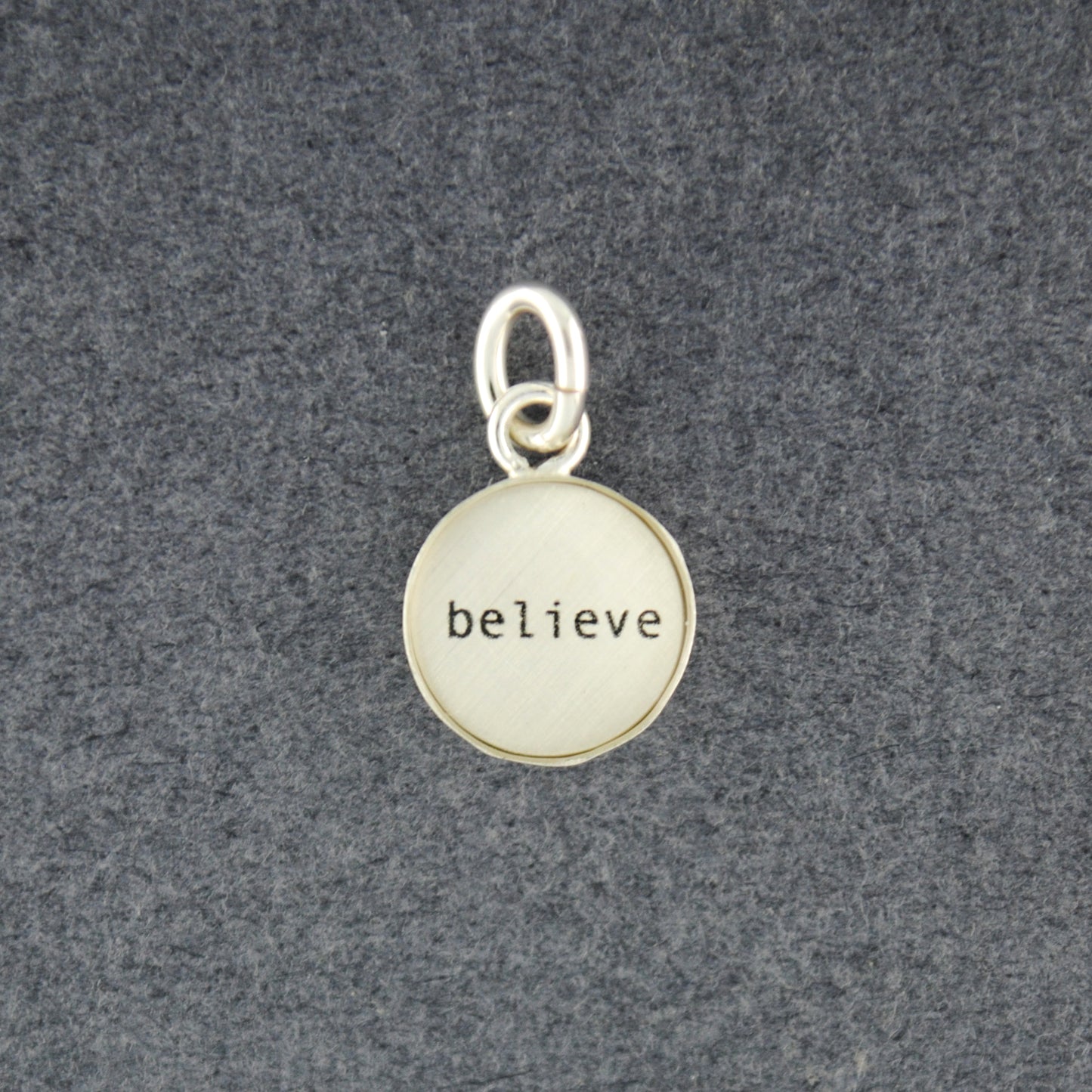 Sterling Silver Believe Pendant