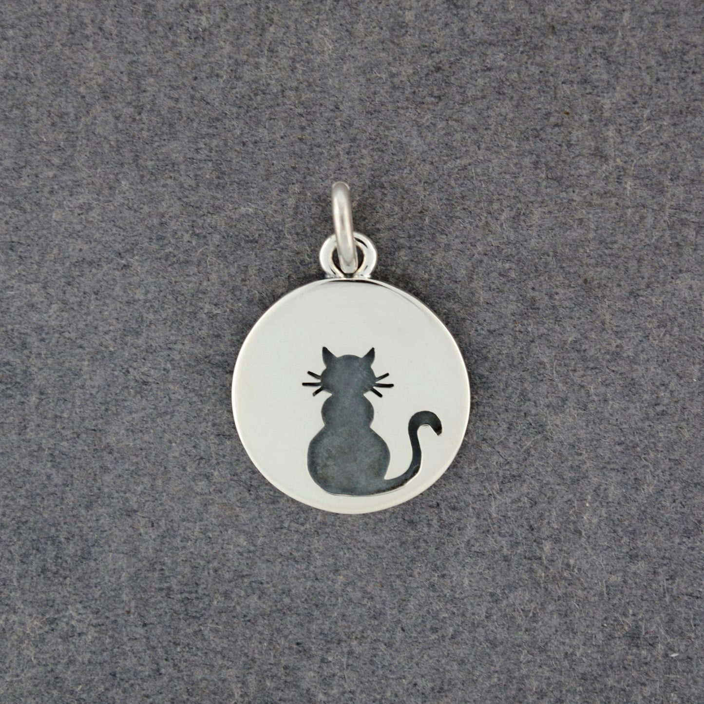 Sterling Silver Cat Pendant