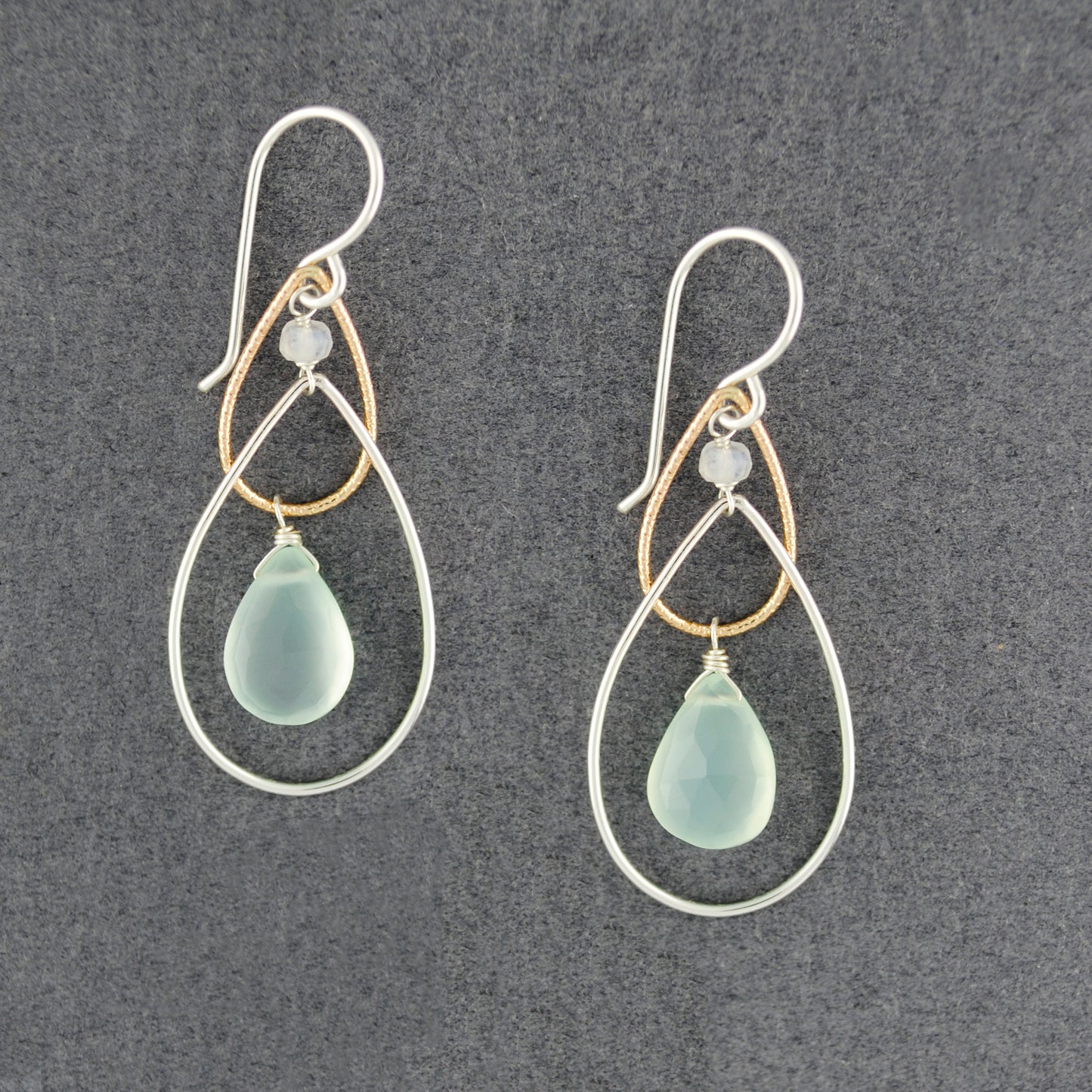 Chalcedony Waves Earrings