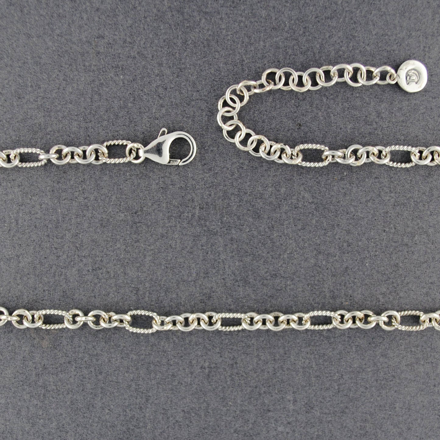 Sterling Silver Figaro Chain