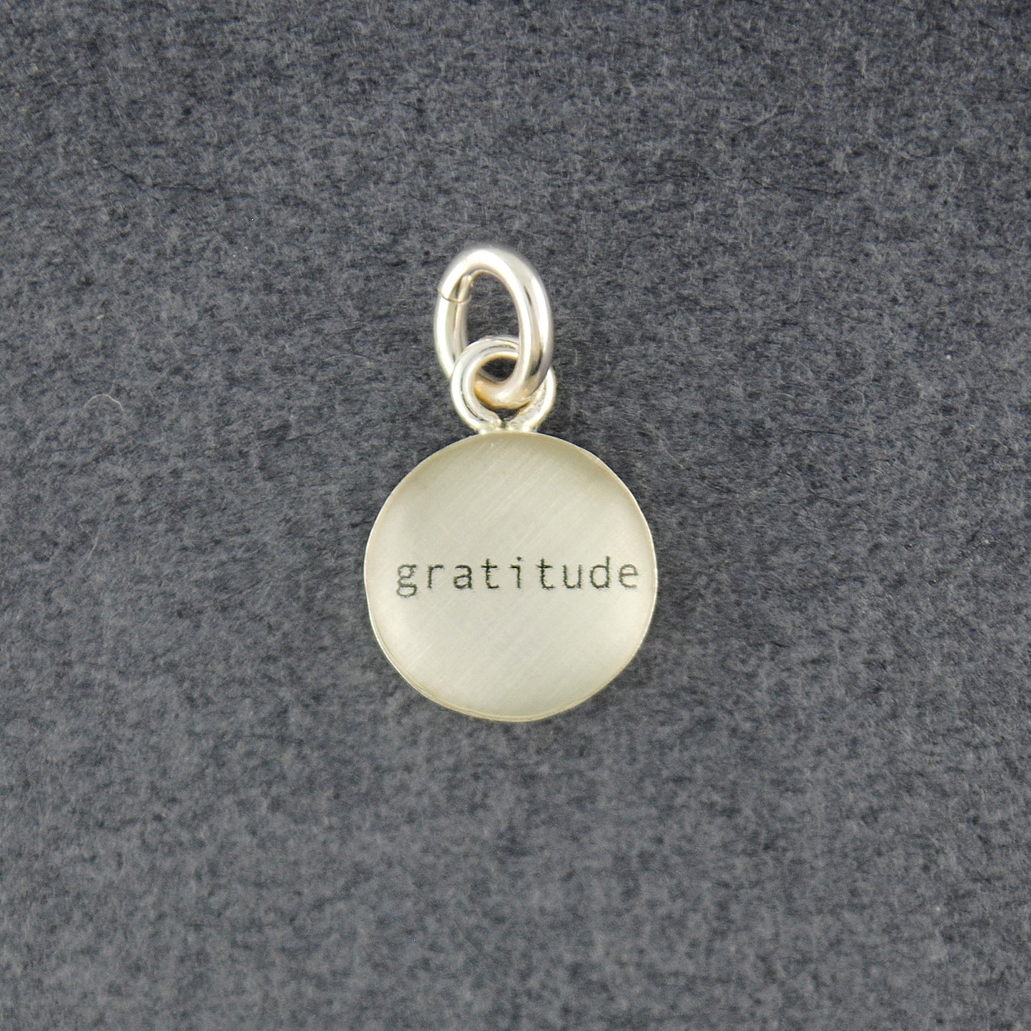 Sterling Silver Gratitude Pendant
