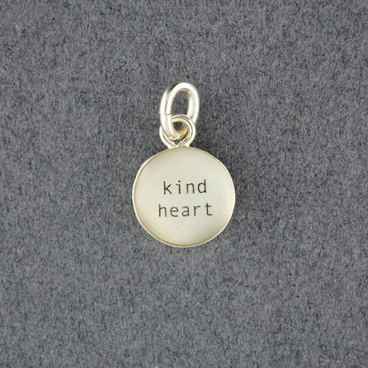 Sterling Silver Kind Heart Pendant