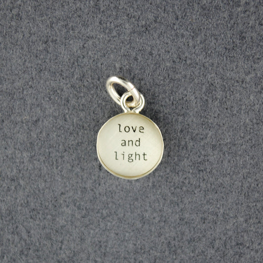 Sterling Silver Love And Light Pendant