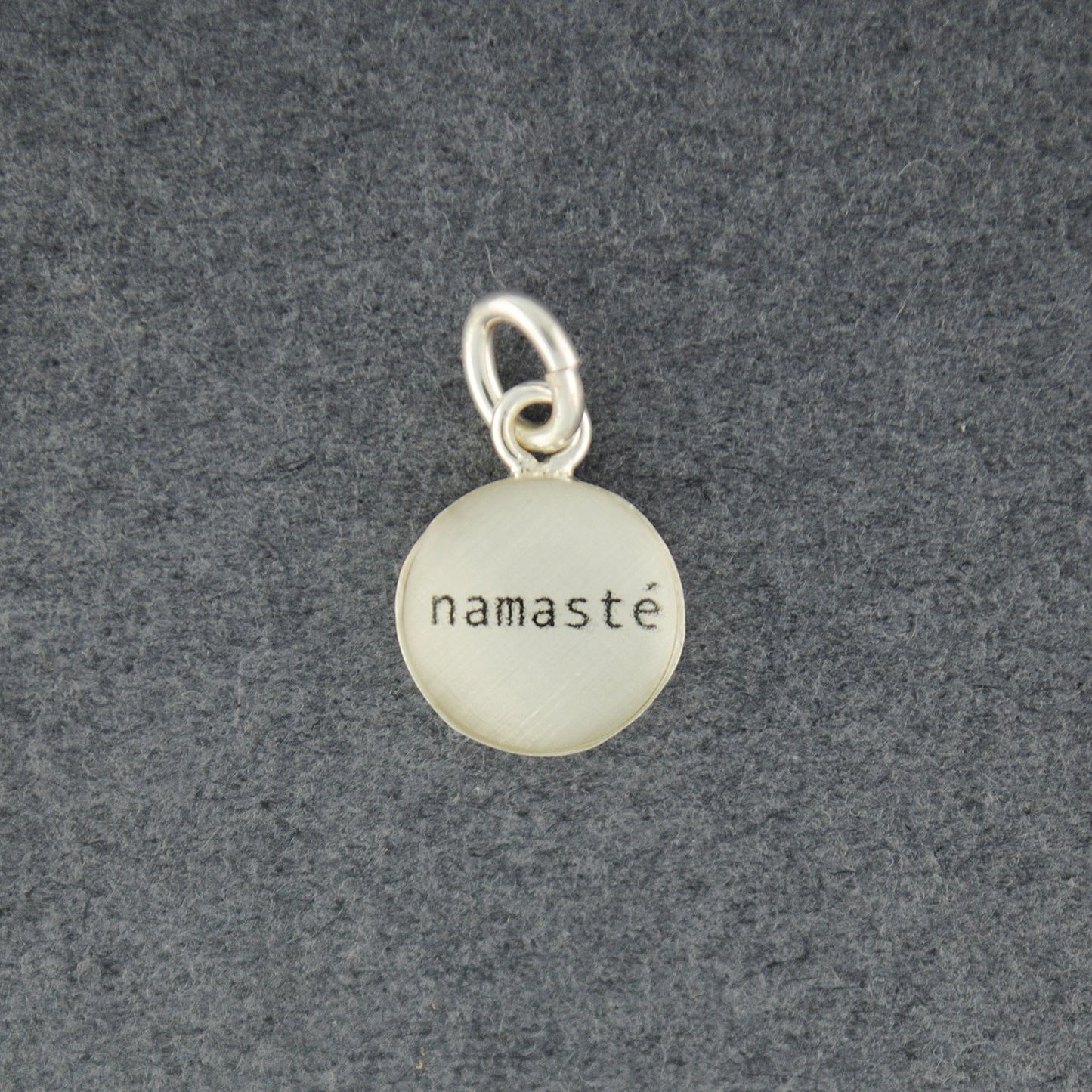 Sterling Silver Namaste Pendant