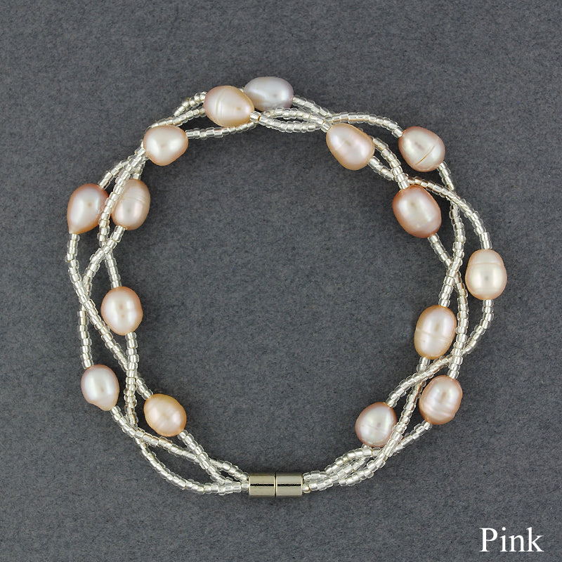 Fresh Water Pearl Beaded Bracelet