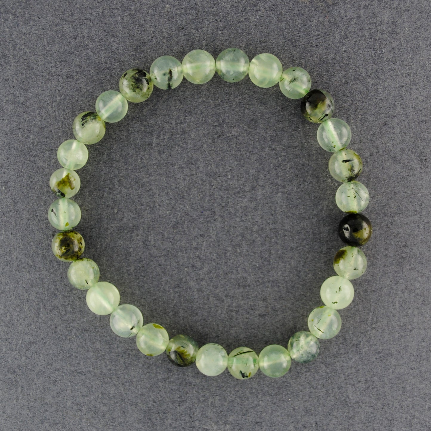 Prehnite Beaded Bracelet
