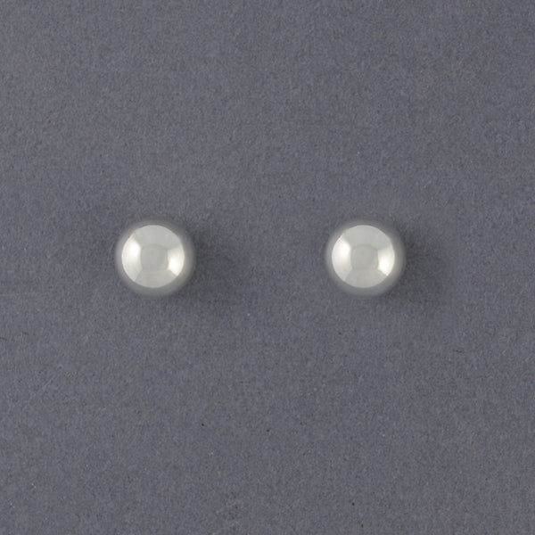 Sterling Silver Sphere Earrings