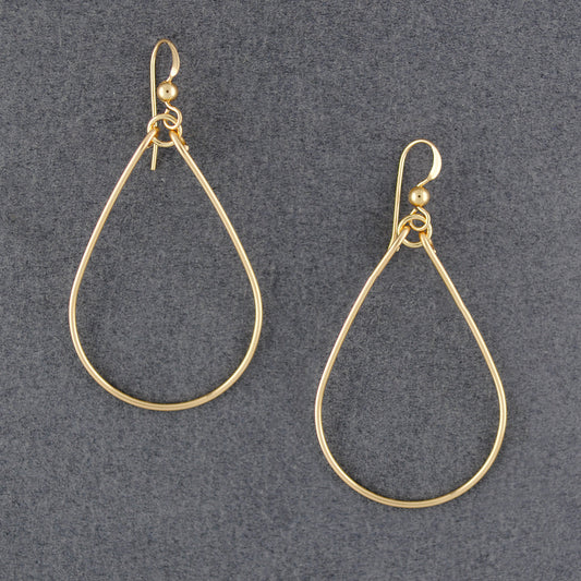14k Gold Filled Teardrop Earrings