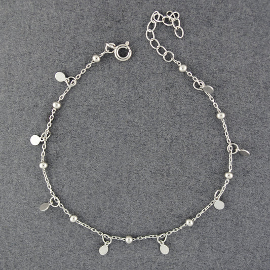 Sterling Silver Spheres & Dangles Bracelet