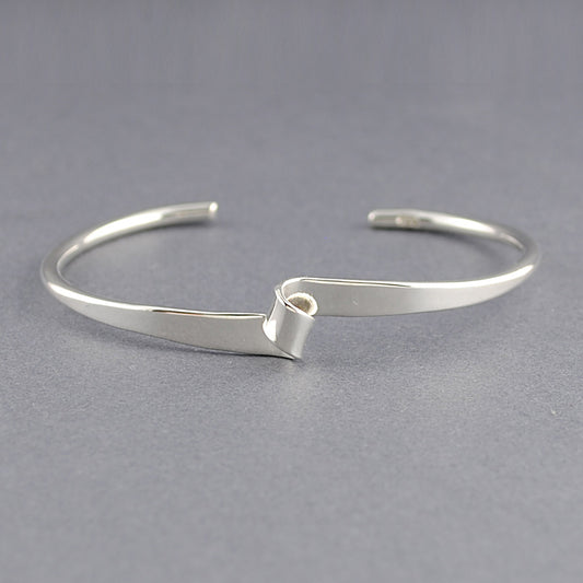 Sterling Silver Thin Looped Cuff