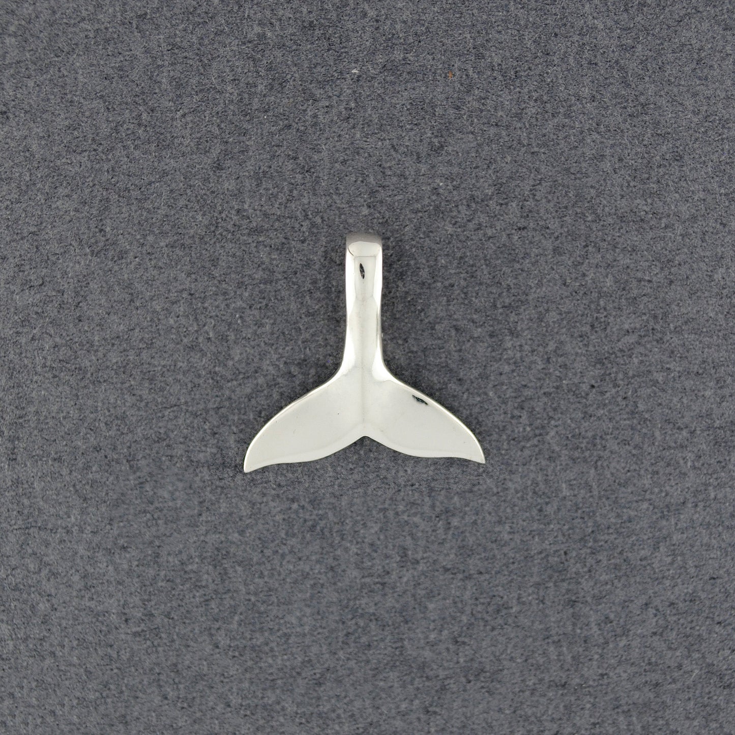Sterling Silver Whale Tail Pendant