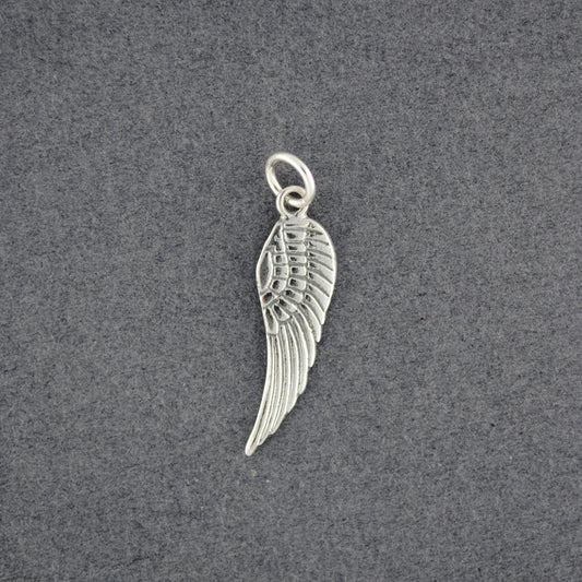 Sterling Silver Angel Wing Pendant