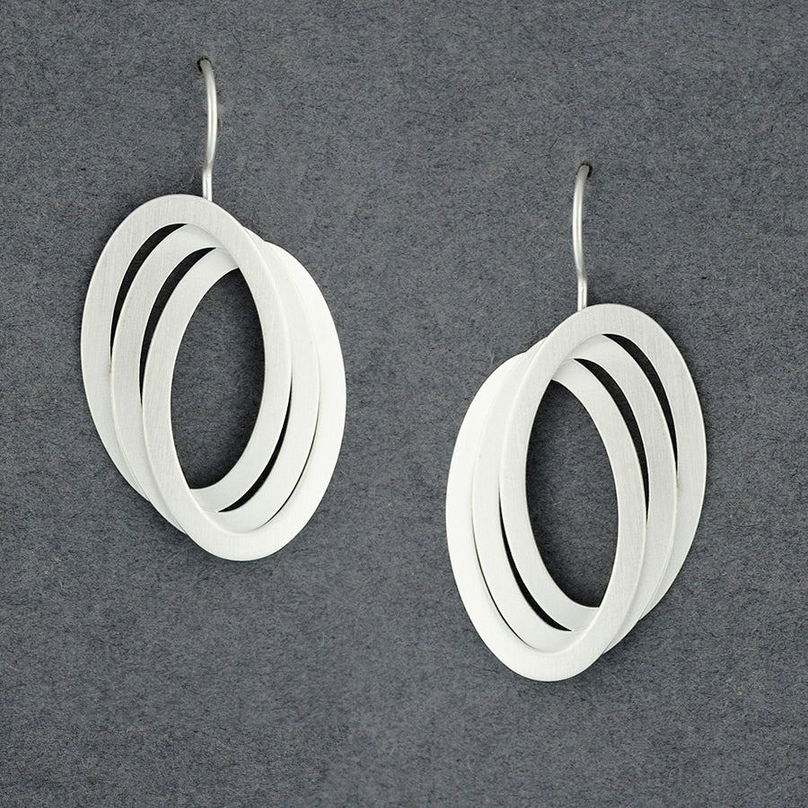 Layered Ovals Earrings