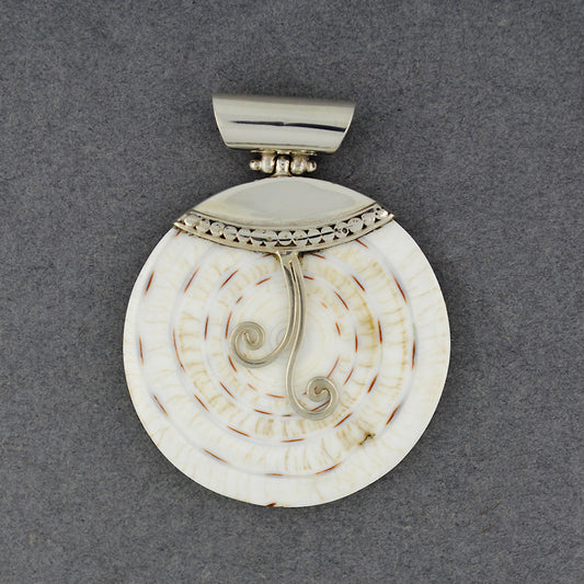Cone Shell with Swirls Pendant