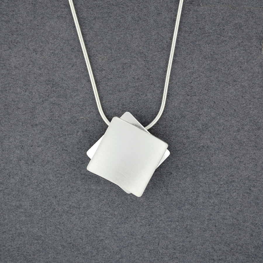 Square on Square Small Necklace