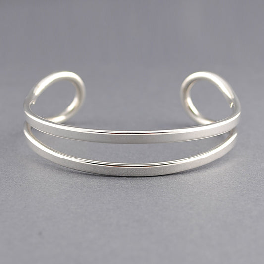 Sterling Silver Continuous Strand Cuff