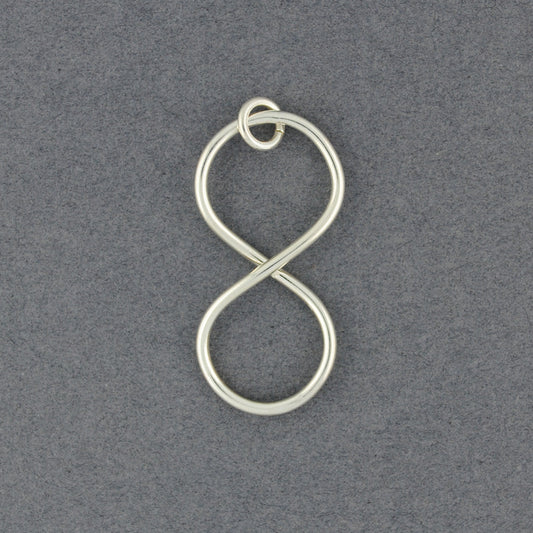 Sterling Silver Large Infinity Pendant