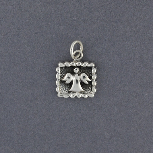Sterling Silver Angel in Frame Pendant