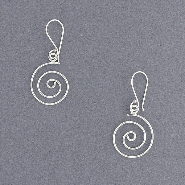 Sterling Silver Classic Spiral Earrings