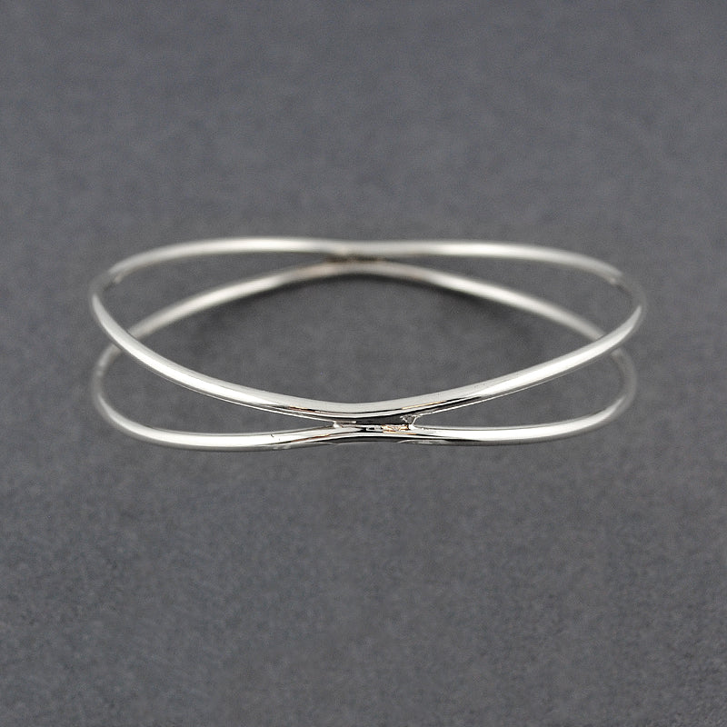 Sterling Silver Parting Bangle