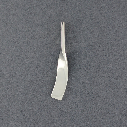 Sterling Silver Twisted Bar Pendant