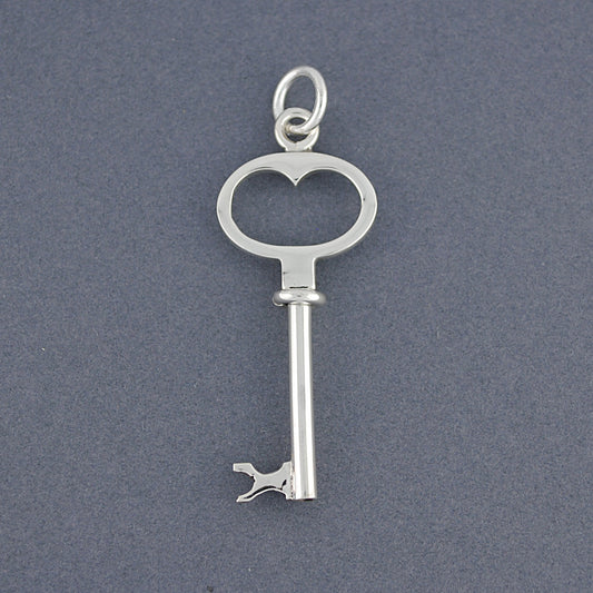 Sterling Silver Key Pendant