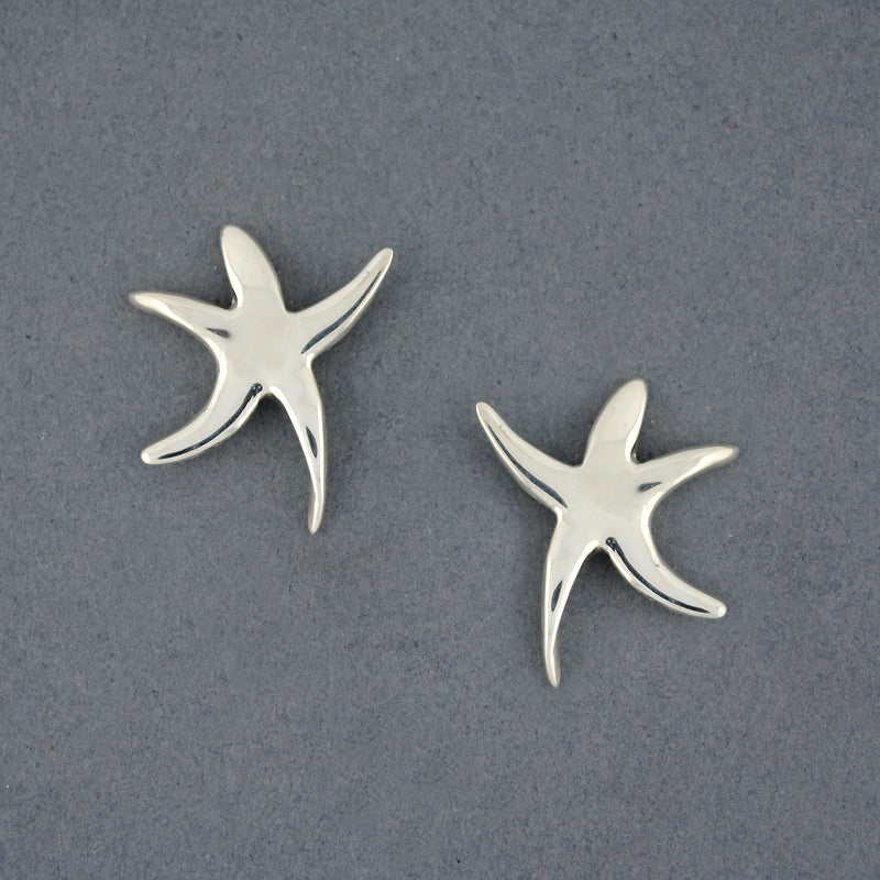 Sterling Silver Dancing Starfish Post Earring