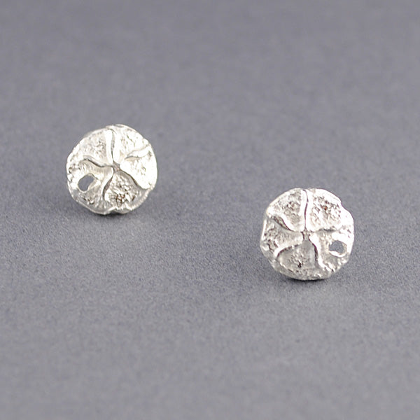 Sterling Silver Sand Dollar Stud