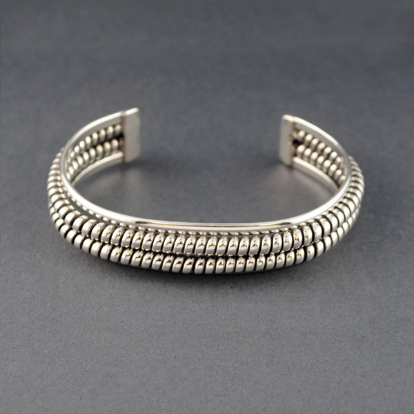 Cuilsilver Sterling Silver Double Coil Cuff – Green River Silver Co.