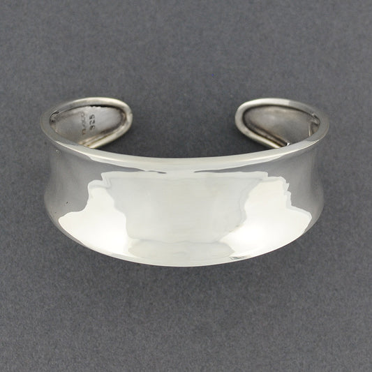 Sterling Silver Classic Concave Cuff