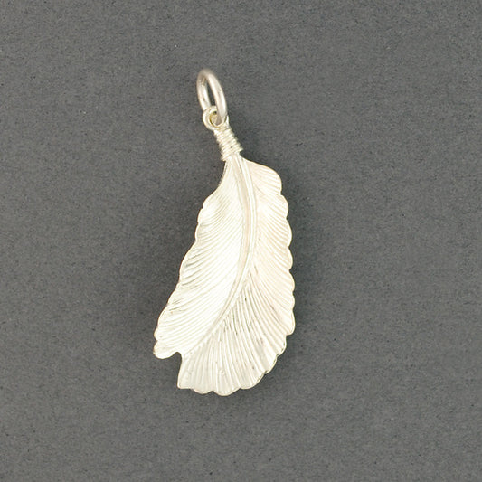 Sterling Silver Feather Pendant
