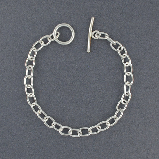 Sterling Silver Traditional Link Bracelet