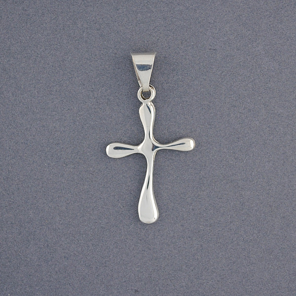 Sterling Silver Stylized Cross Pendant