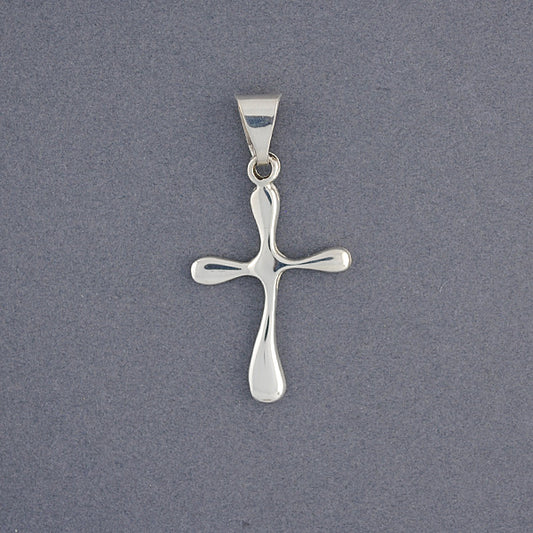 Sterling Silver Stylized Cross Pendant