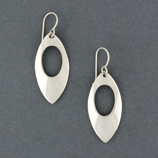 Sterling Silver Cutout Drop Earring